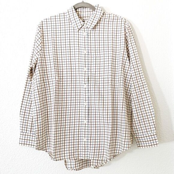 NWT Madewell Oversize Ex-Boyfriend Plaid Shirt - Picture 4 of 9